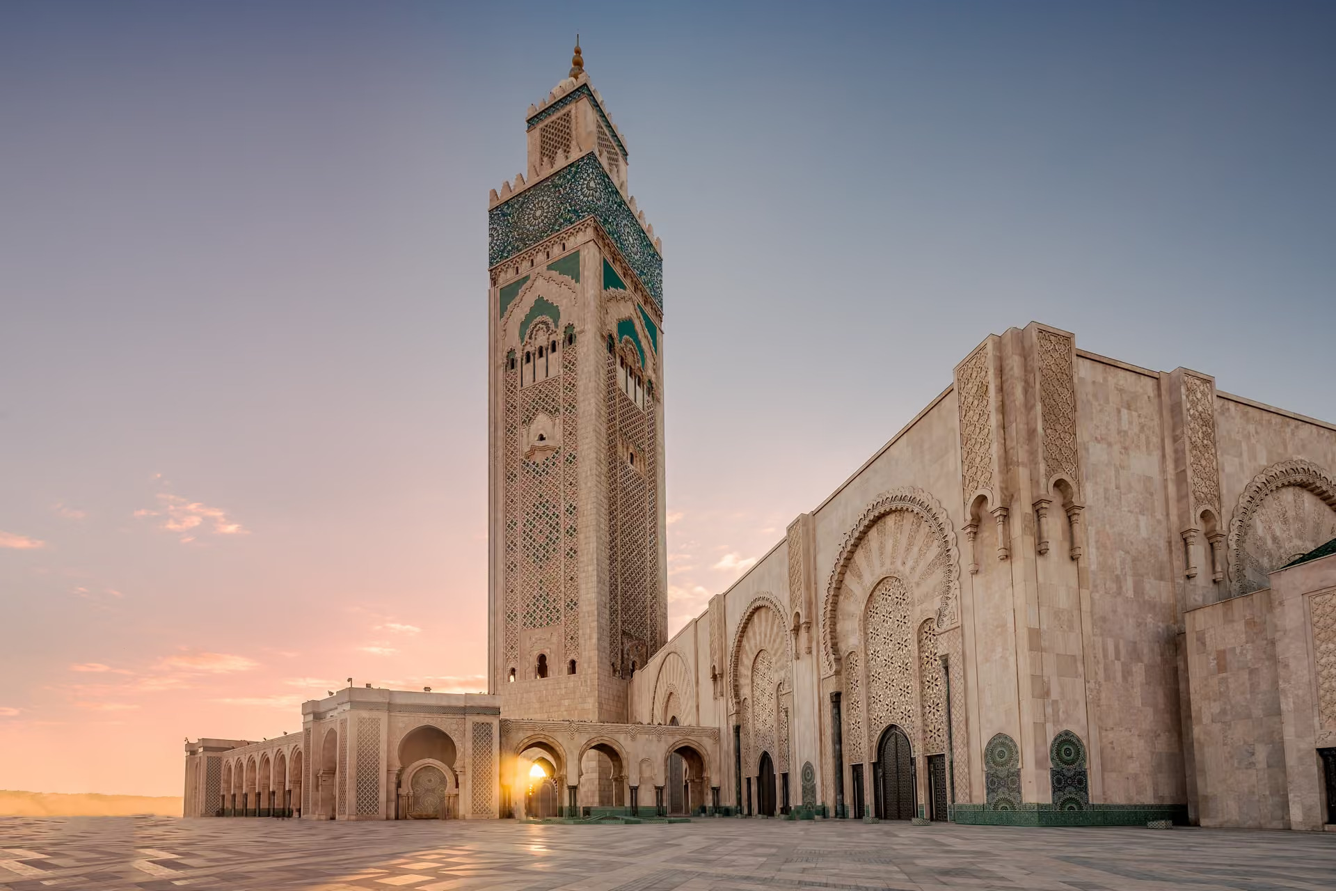 Mosquée Hassan II à Casablanca - création site web Casablanca par l'agence Webbling